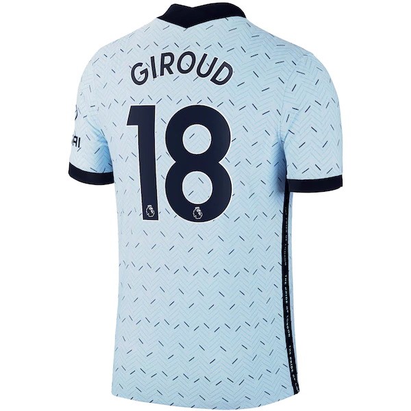 Camiseta Chelsea NO.18 Giroud 2ª 2020-2021 Azul